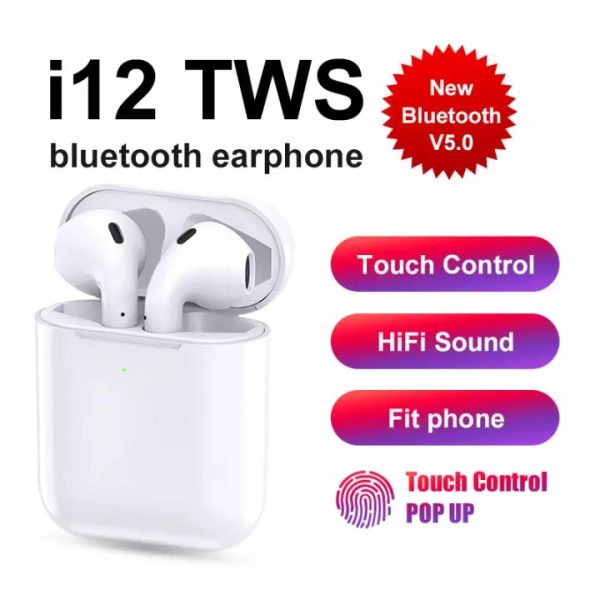 I12 Tws Earbudstouch Control Earphones Headsets