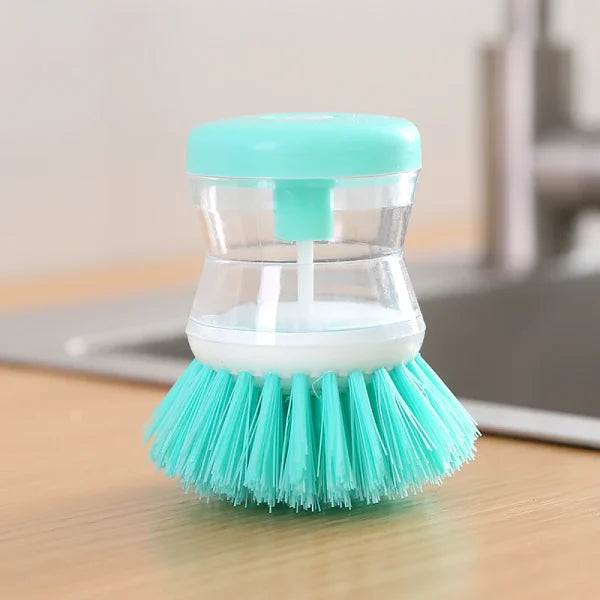 Mini Kitchen Liquid Dish Cleaning Brush