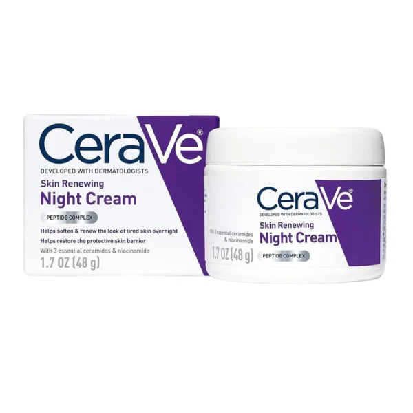 Cerave 4 In 1 Skincare Kit Night Cream, Sunblock, Cleanser & Serum