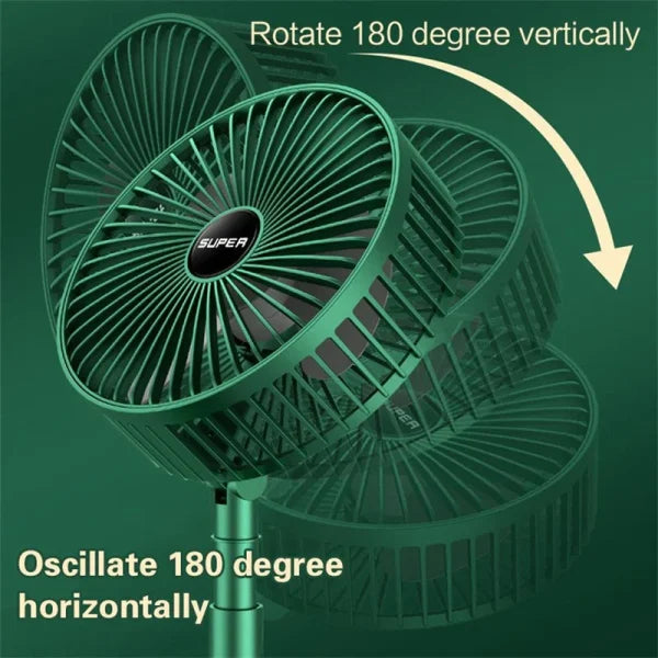 Portable Telescopic Folding Fan Table Desk Fan