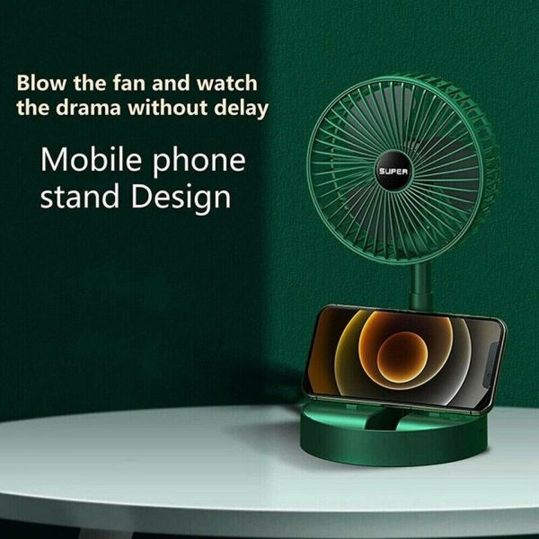 Portable Telescopic Folding Fan Table Desk Fan