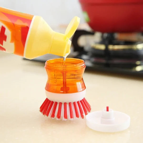 Mini Kitchen Liquid Dish Cleaning Brush
