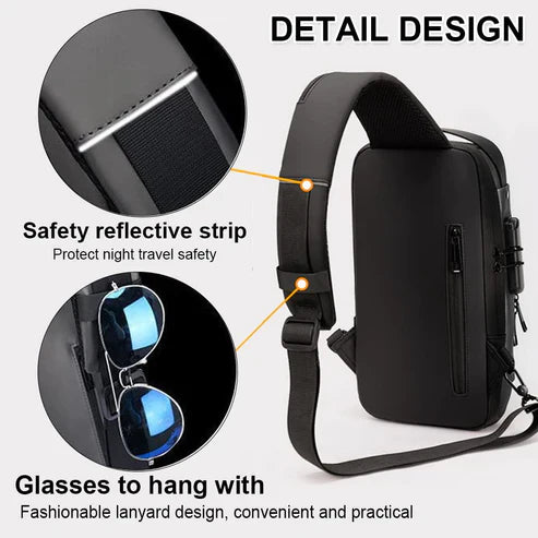 Chest Bag Multifunction Crossbody Sport Running Travel