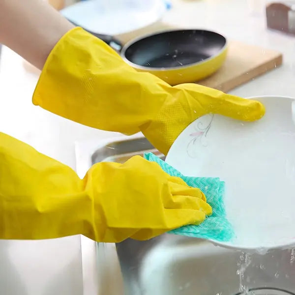 Dishwashing Rubber Gloves Pair