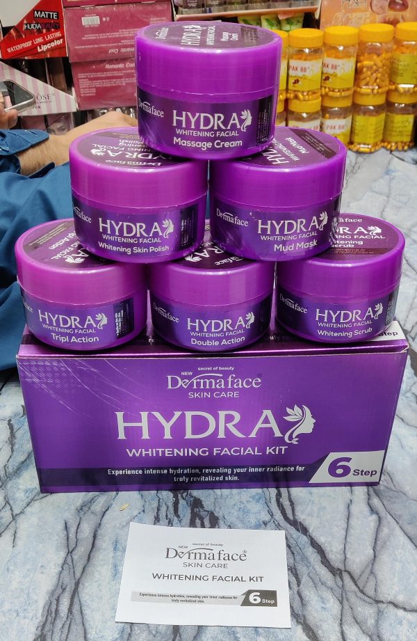 Derma Face Hydra Whitening Facial Kit 6