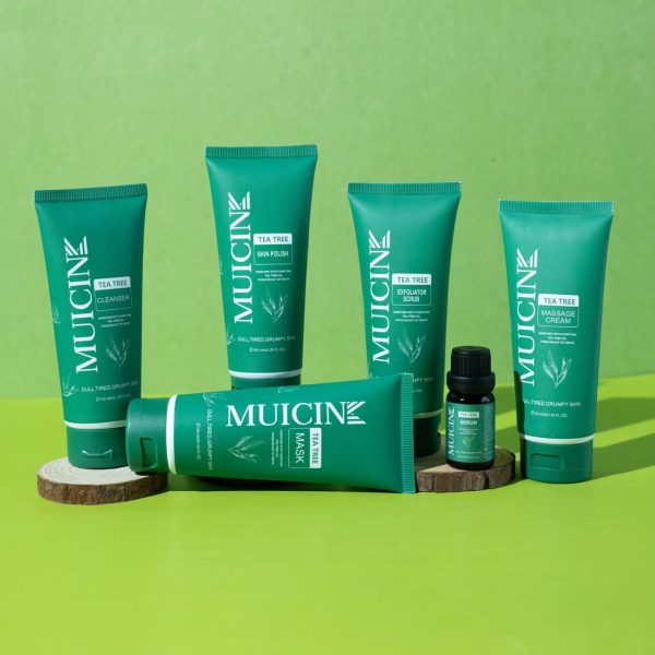 Mucin Tea Tree Clear & Clean Facial Kit Pack Of 06 Facial Kit For Women
