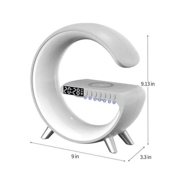 G63 Rgb Light Bluetooth Speaker Charging 4 In 1 Led Rgb Night Light Alarm Clock