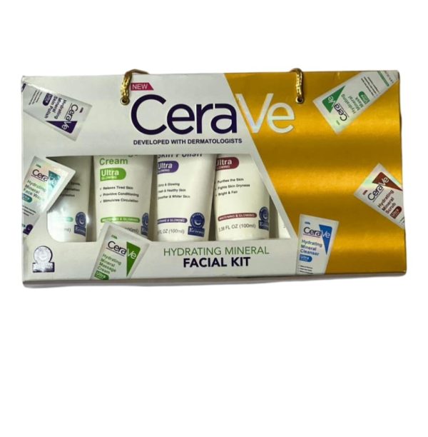 Cerave Hydrating Mineral Facial Kit Pack of 06