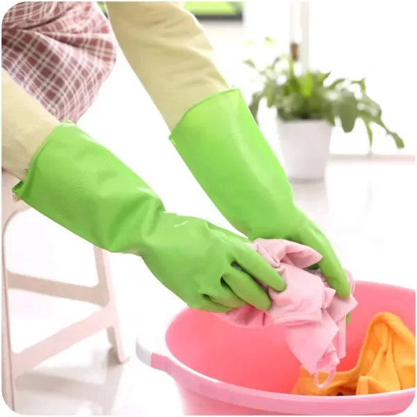 Dishwashing Rubber Gloves Pair