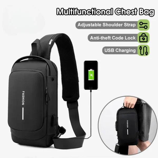 Chest Bag Multifunction Crossbody Sport Running Travel