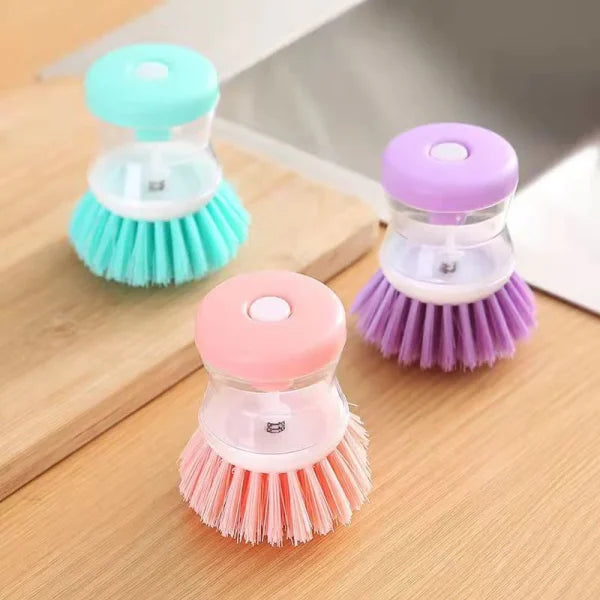 Mini Kitchen Liquid Dish Cleaning Brush
