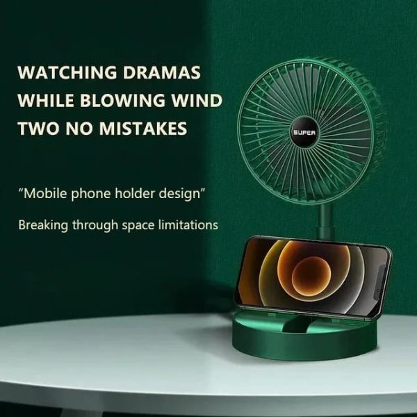 Portable Telescopic Folding Fan Table Desk Fan