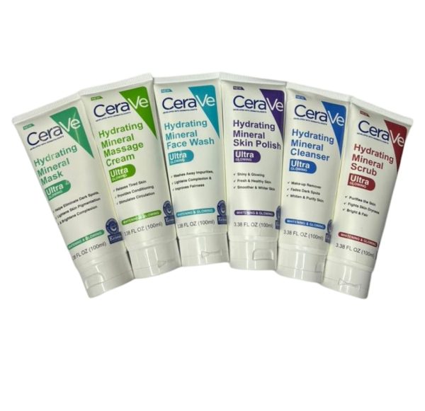 Cerave Hydrating Mineral Facial Kit Pack of 06