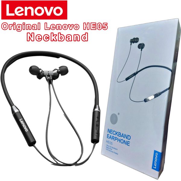 Lenovo He05 Wireless Bluetooth 5.0 Neckband Earbuds Sports