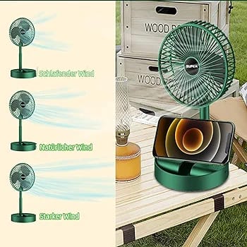Portable Telescopic Folding Fan Table Desk Fan