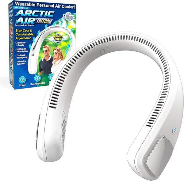 Neck Cooler, Small Fan For Outdoor & Indoor Use, Usb-rechargeable Fan