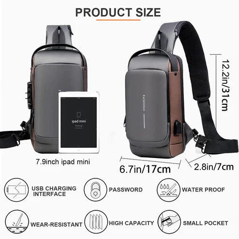 Chest Bag Multifunction Crossbody Sport Running Travel