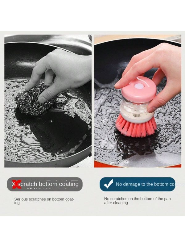 Mini Kitchen Liquid Dish Cleaning Brush