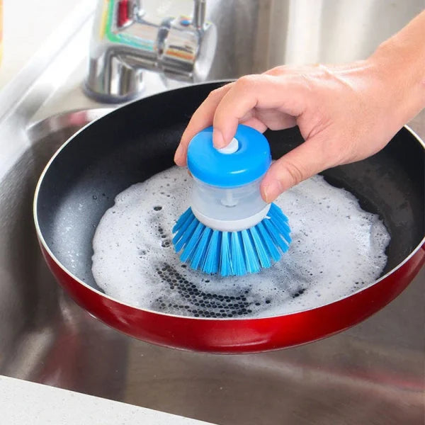 Mini Kitchen Liquid Dish Cleaning Brush