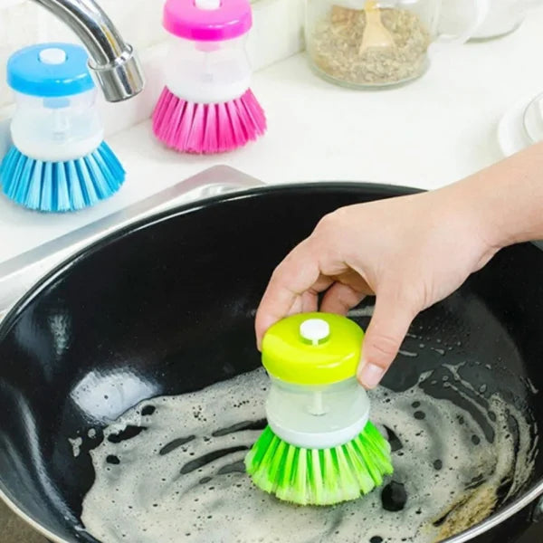 Mini Kitchen Liquid Dish Cleaning Brush