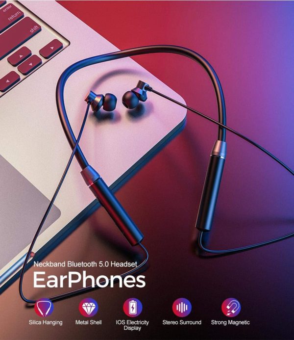 Lenovo He05 Wireless Bluetooth 5.0 Neckband Earbuds Sports
