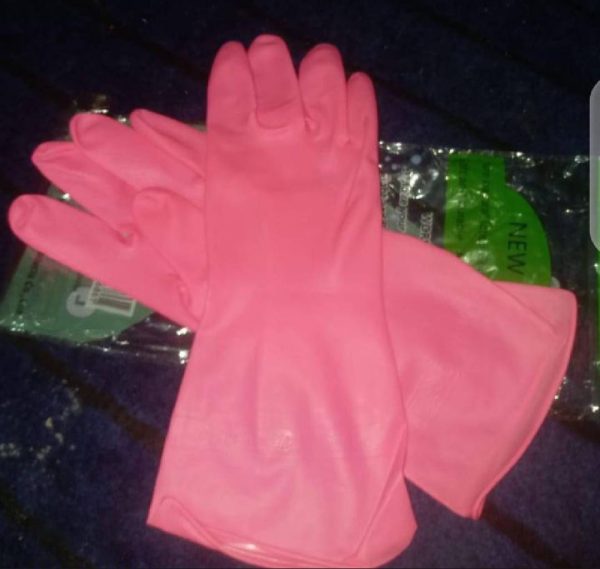 Dishwashing Rubber Gloves Pair