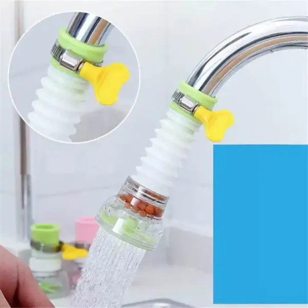 Kitchen Shower Splash Fan Faucet Water-saving Filter Shower Water Rotating