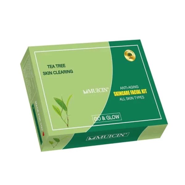 Mucin Tea Tree Clear & Clean Facial Kit Pack Of 06 Facial Kit For Women
