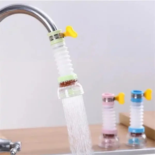 Kitchen Shower Splash Fan Faucet Water-saving Filter Shower Water Rotating